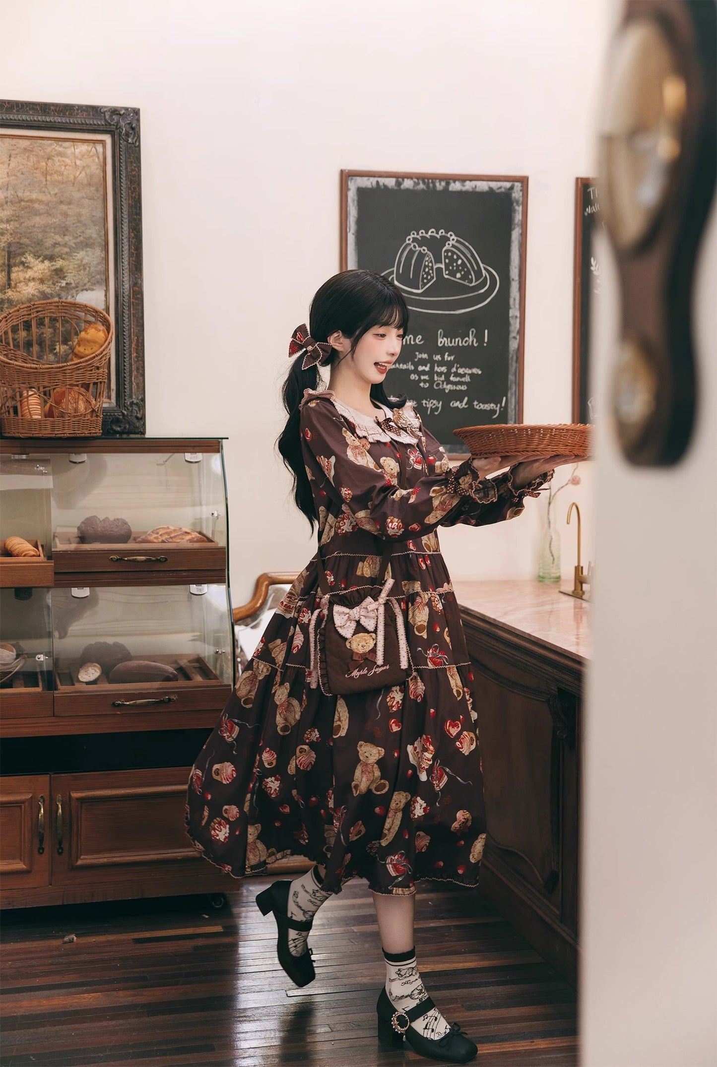 【受注予約~10/9】Chocolate Bear 2.0 ワンピース【Maple Sugar】