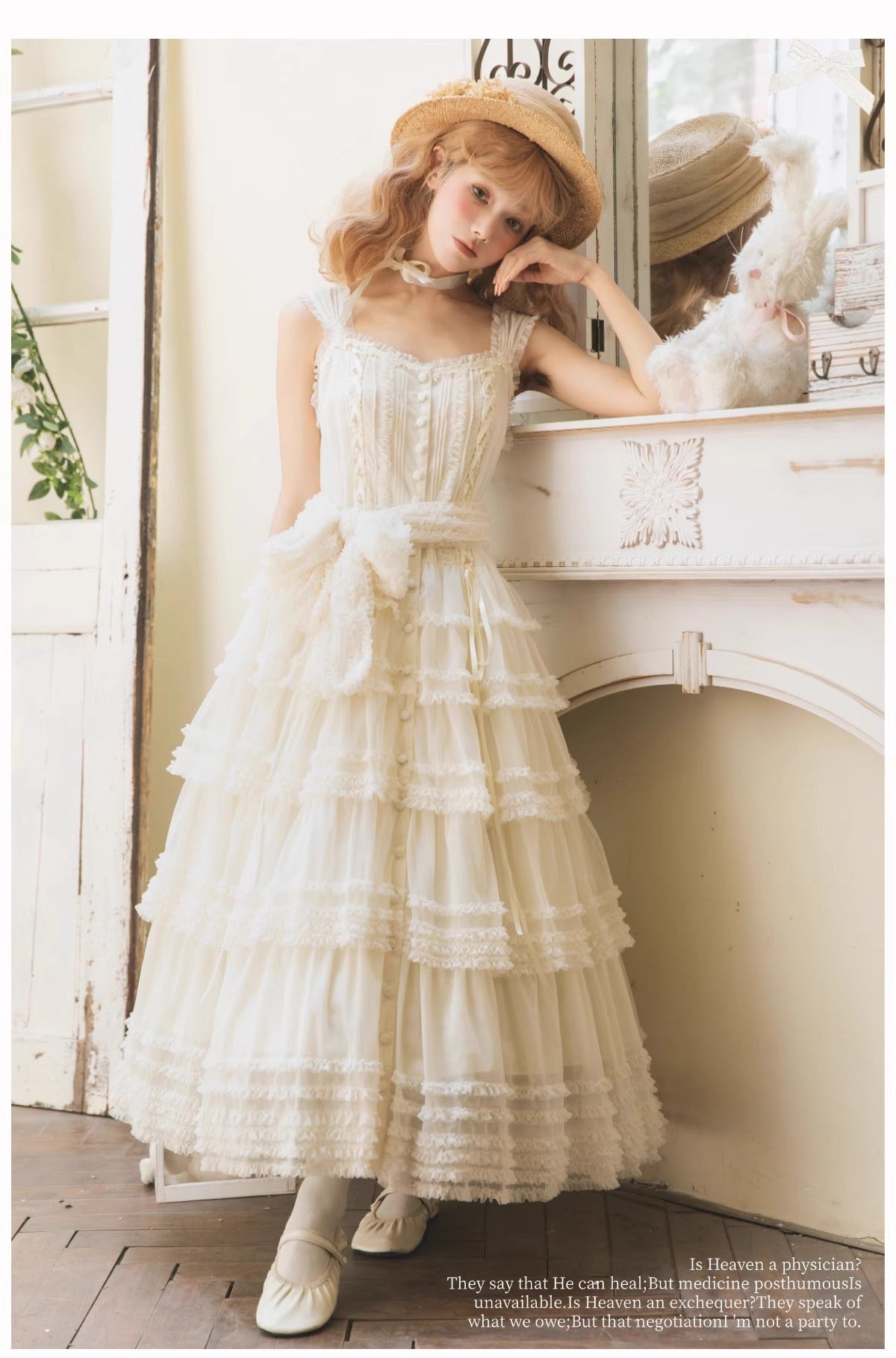 【受注予約~12/24】Lillian's Summer ジャンパースカート(タイプ1・ショート丈)【Spring Flower Language】