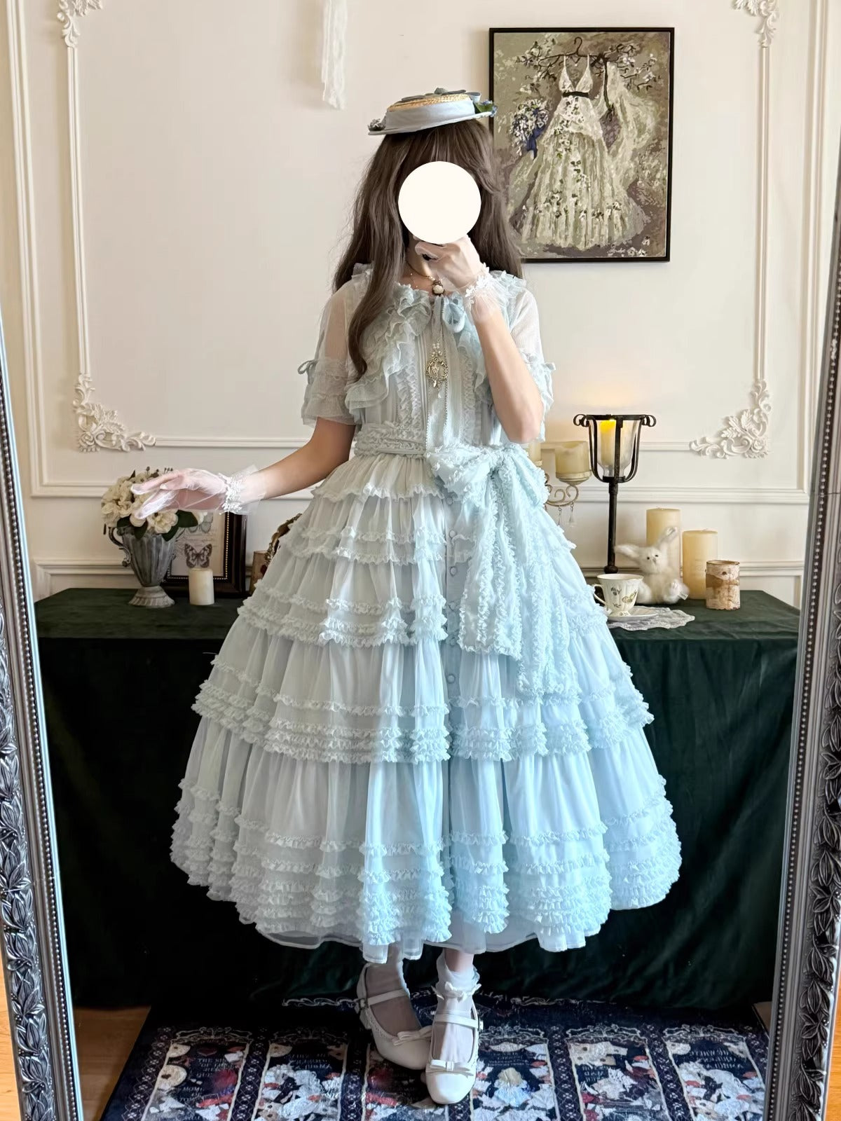 【受注予約~12/24】Lillian's Summer ジャンパースカート(タイプ2・ショート丈)【Spring Flower Language】