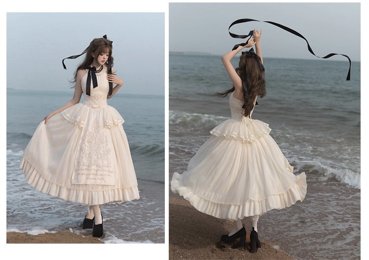 【受注予約~1/13】Liberty Letter ワンピース【Snow】