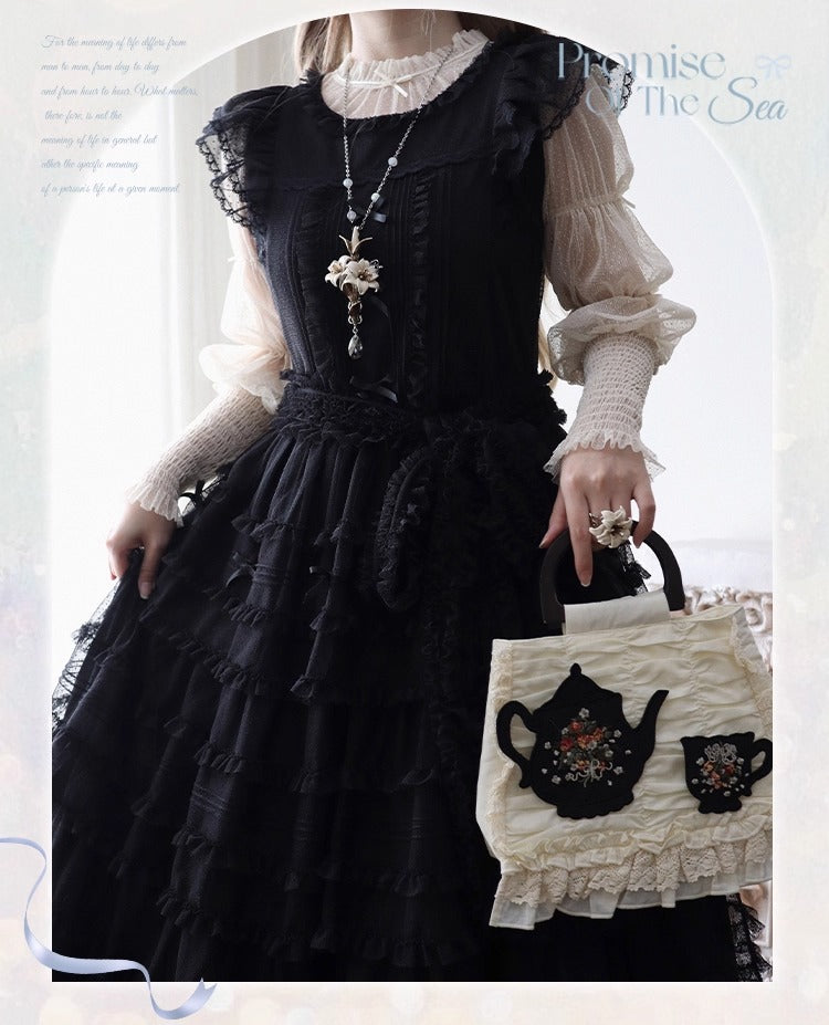 【受注予約~9/28】Summary of the Sea ジャンパースカート(タイプ2)【梅子】