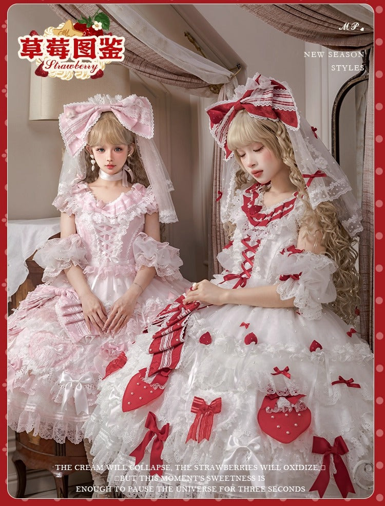 【受注予約~11/18】Strawberry Cake Illustration アクセサリー【花与珍珠匣】