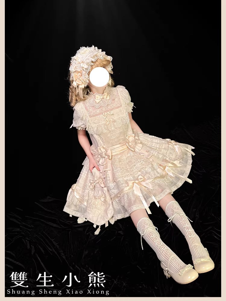 【受注予約~2/3】クロスドール ワンピース(タイプ2)【双生小熊】