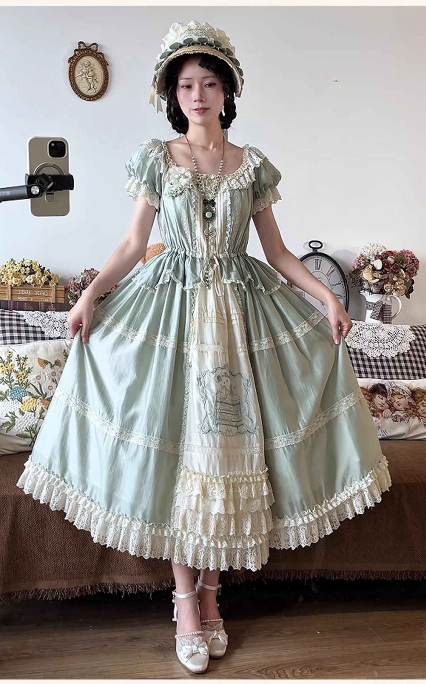 【受注予約~4/19】Princess and the Pea ワンピース【LizBird】