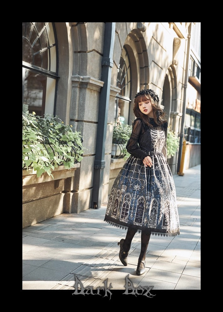 【受注予約~11/10】Ossuary ジャンパースカート【Dark Box】