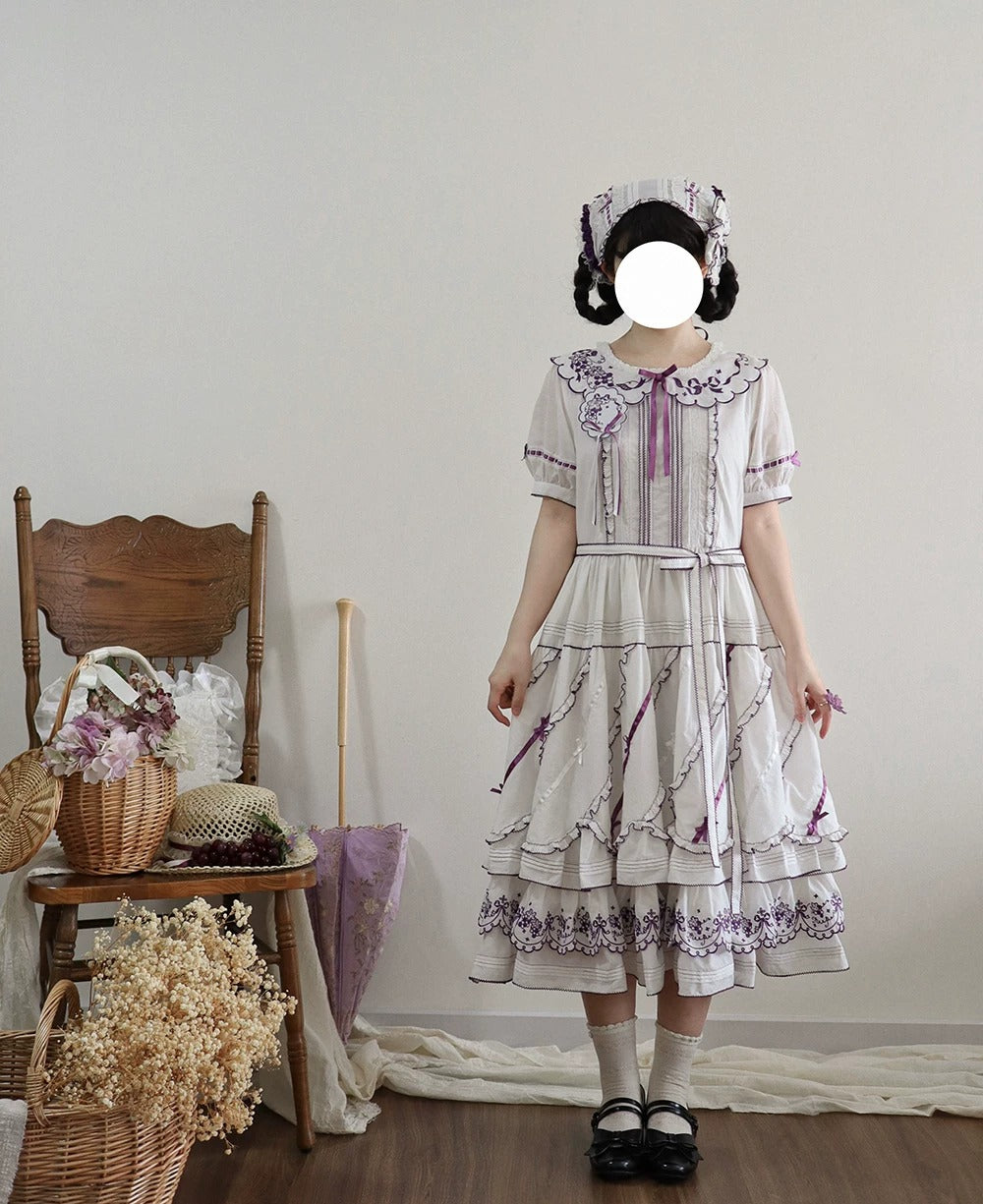 【受注予約~7/23】Orchard of the Four Seasons ワンピース(タイプ2)【Miss Point】