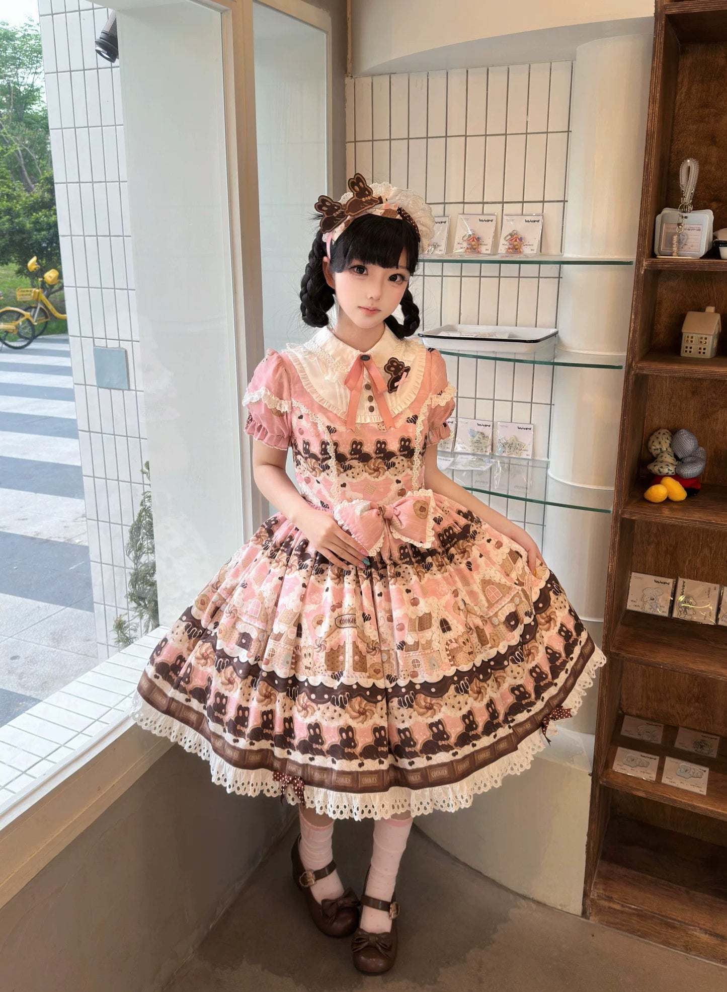 【受注予約~5/18】Bunny Gingerbread House アクセサリー【babyblue】