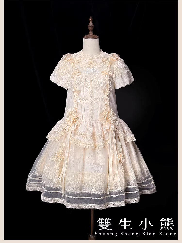 【受注予約~2/3】クロスドール ワンピース(タイプ1)【双生小熊】