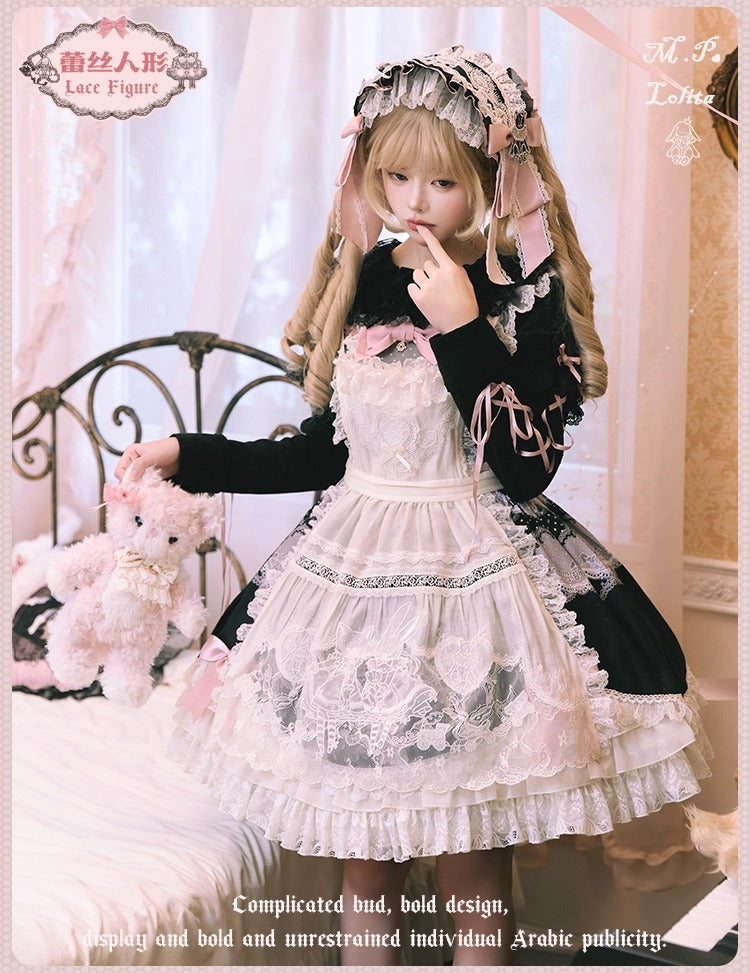 【受注予約~12/23】Race Doll エプロン【花与珍珠匣】