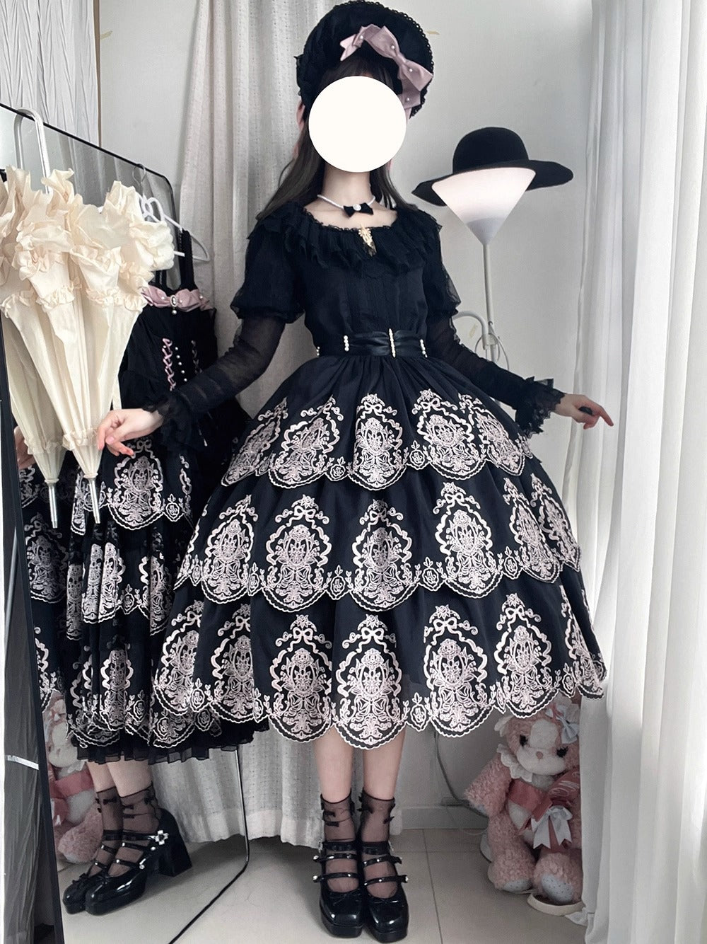 【受注予約~9/25】Point Gardens スカート【Miss Point】