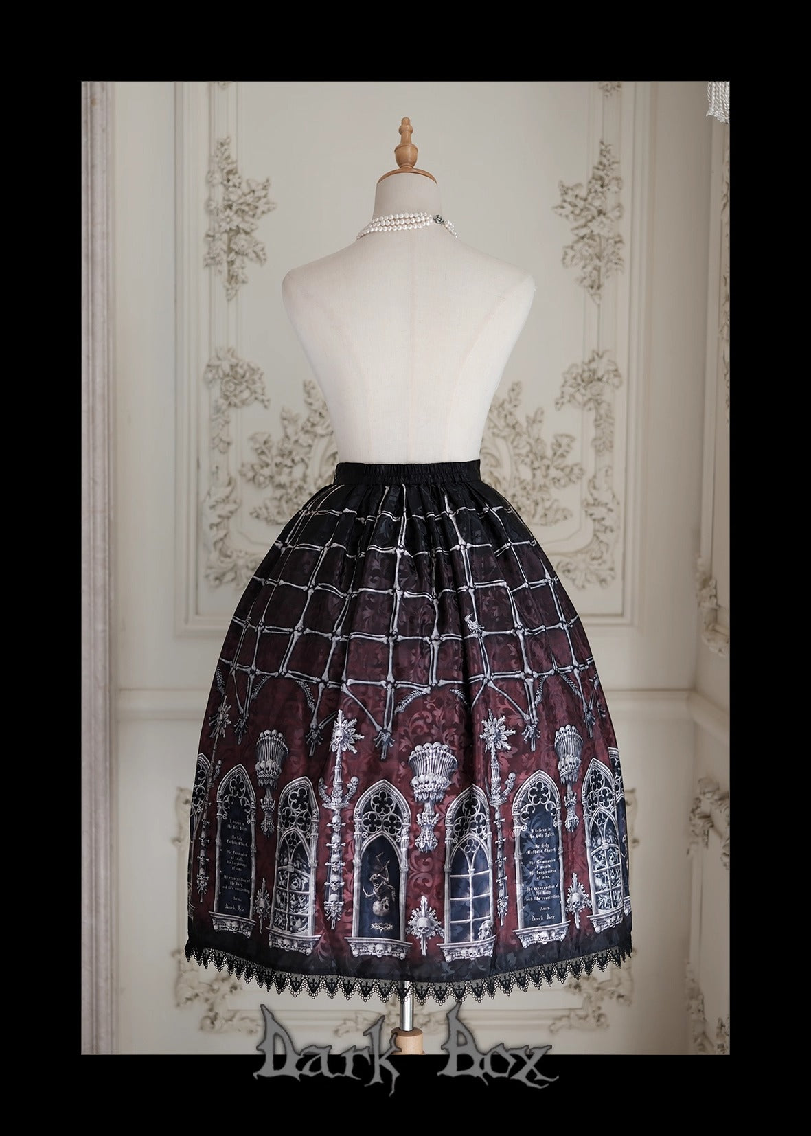 【受注予約~11/10】Ossuary スカート【Dark Box】