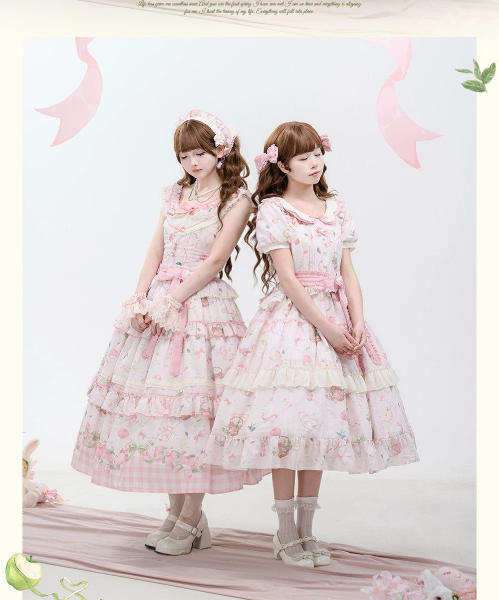【受注予約~8/12】Apple Tea ワンピース【Urtto】