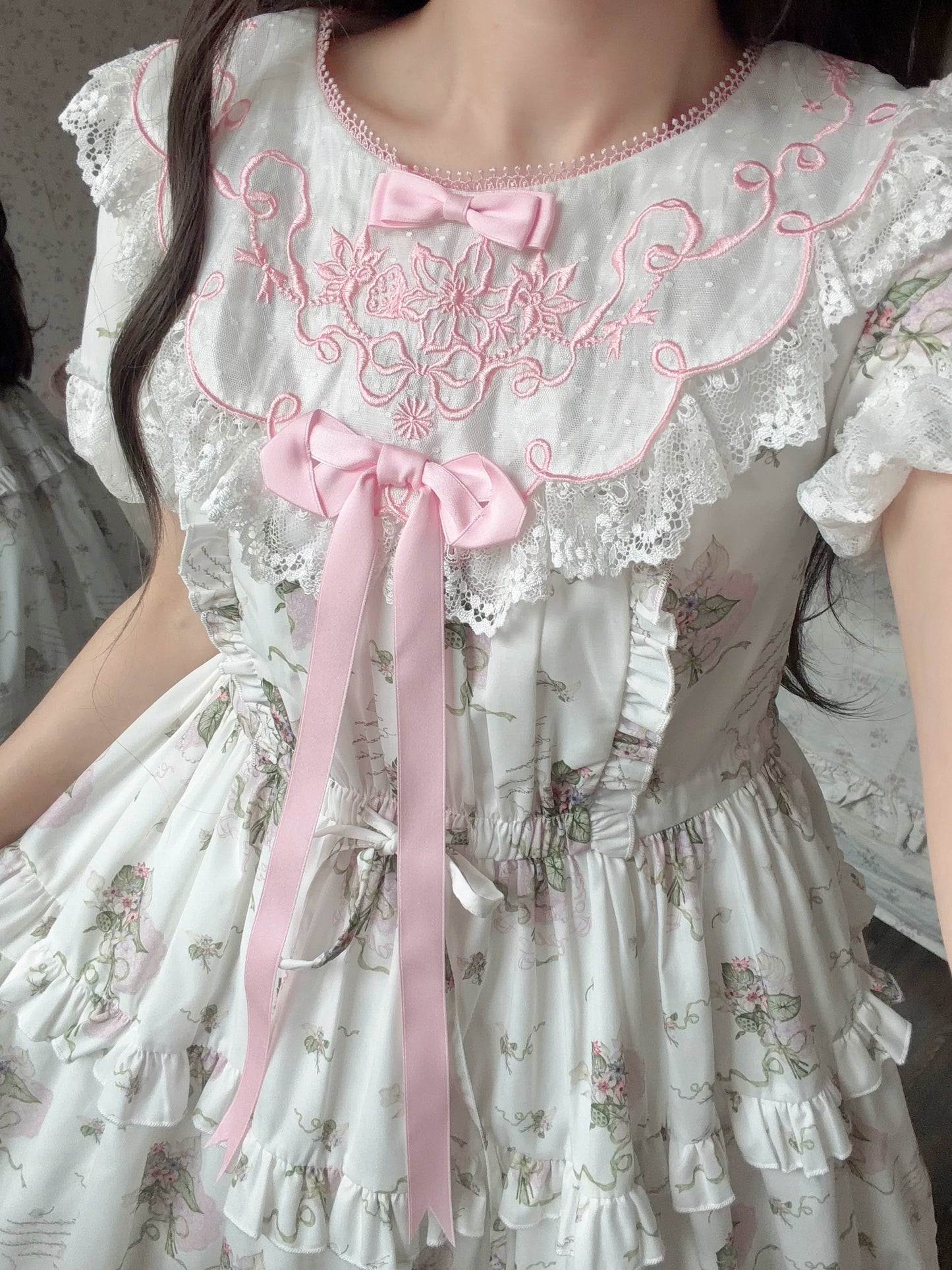 【受注予約~9/8】夏咲の花々 ワンピース【Fairy Doll】