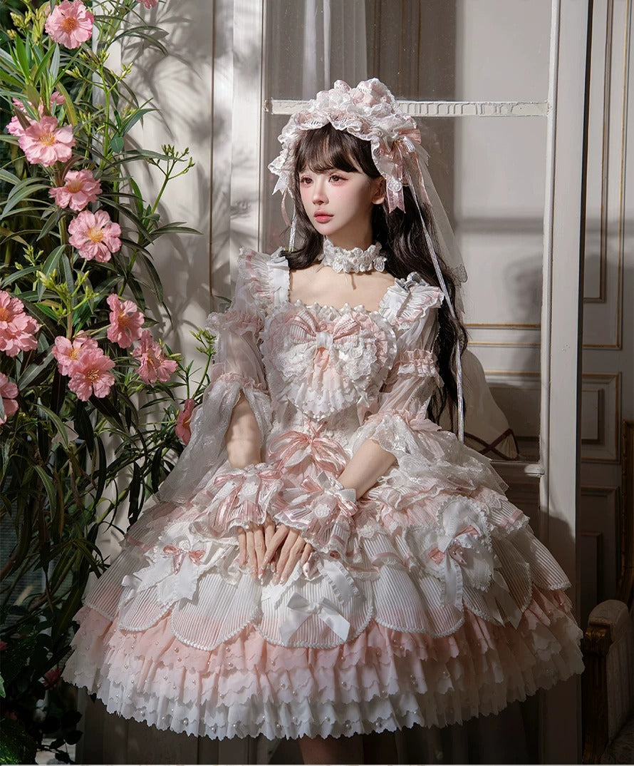【受注予約~8/6】Sugar Strawberry ジャンパースカート・フルセット【咩耶】