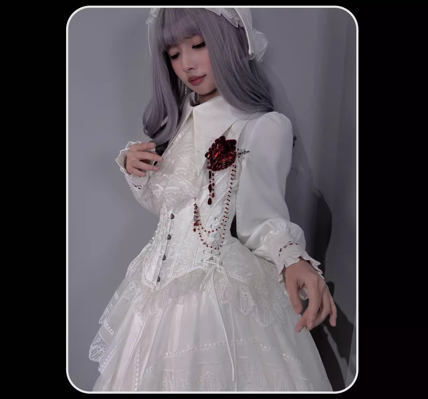 【受注予約~4/19】Bone Mass ブラウス・コルセット・スカート【SUSIN】