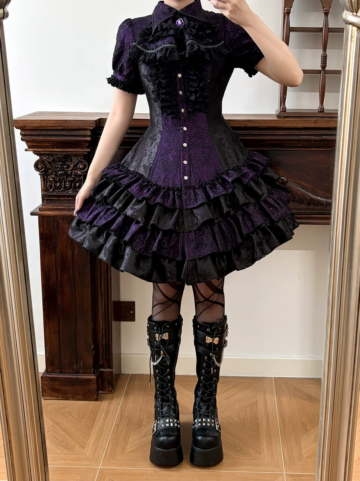 【受注予約~8/6】Revival ワンピース(ノースリーブ・フリル付き)【Little Dipper】