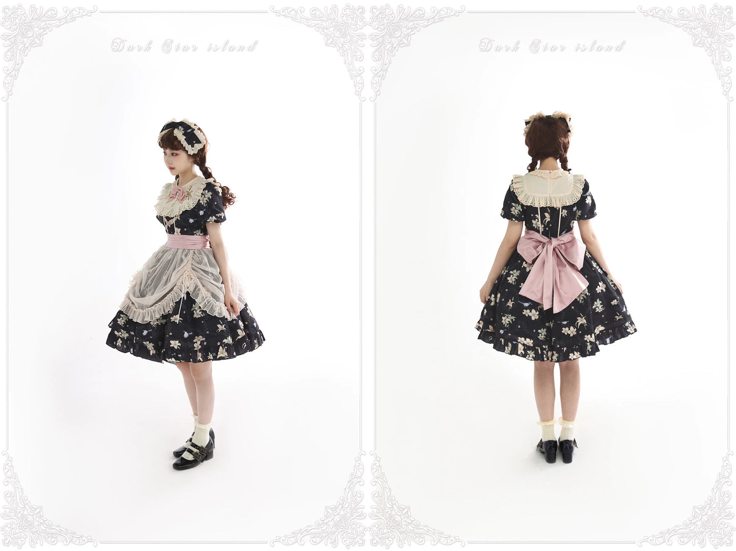 【受注予約~7/12】百合と山風 アクセサリー【Dark Star Island】