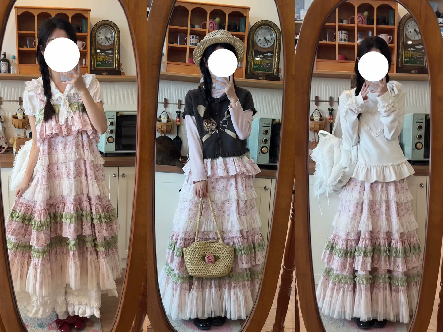 【受注予約~6/28】Bouquet of flowers for autumn 2026 ジャンパースカート(タイプ2)【BacioBouquet】
