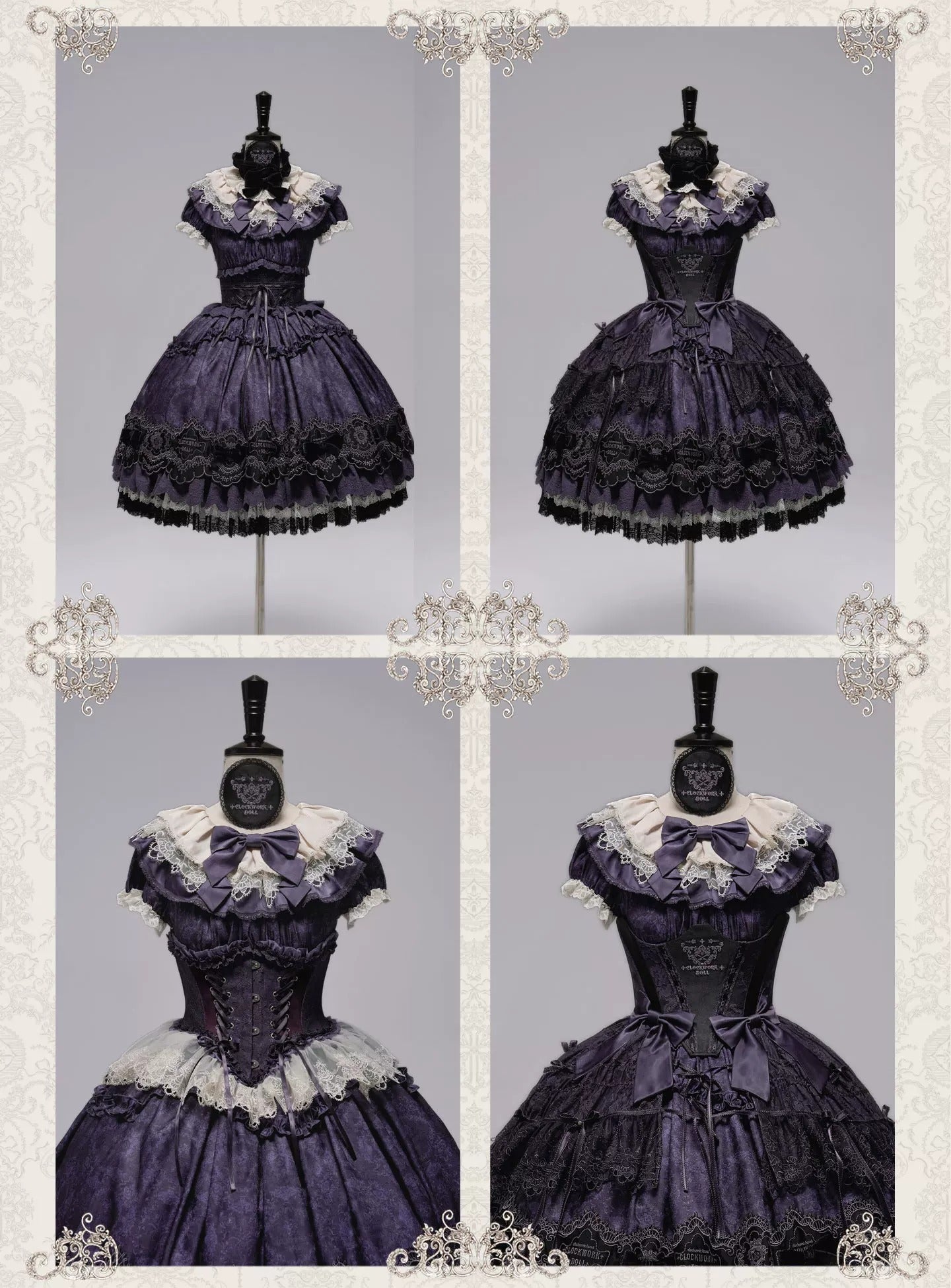 【受注予約~4/30】Clockwork Doll ワンピース・コルセット・フルセット【Clockwork Heart】