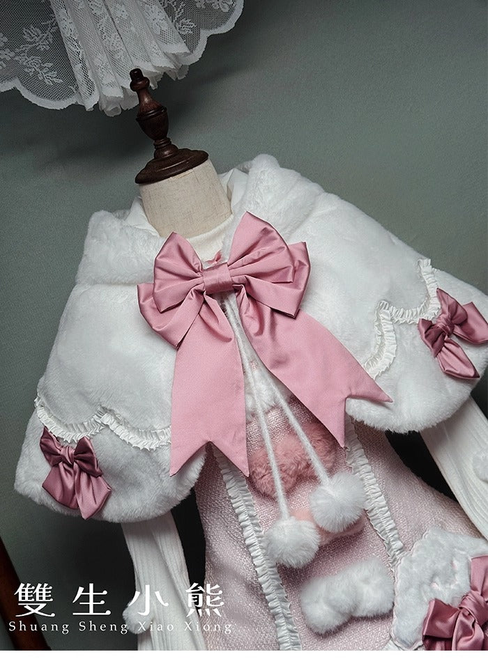 【受注予約~10/23】Frosted Sugar Rabbit ケープ【双生小熊】