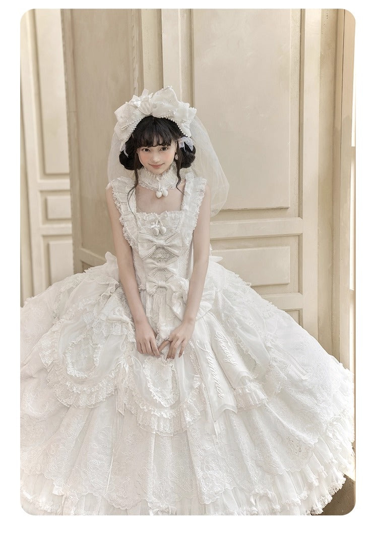 【受注予約~8/28】Strawberry momo Party ジャンパースカートセット(ウェディングver.)【仲夏物語】