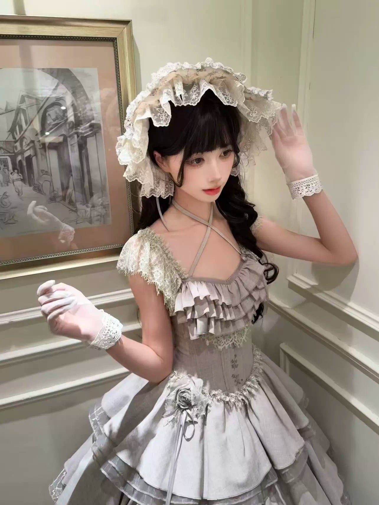 【受注予約~4/27】Lingxi ワンピース【sara bell】