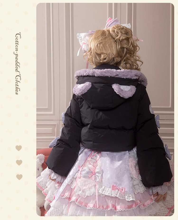 【受注予約~11/12】Winter Rabbit ショートダウンコート【花与珍珠匣】