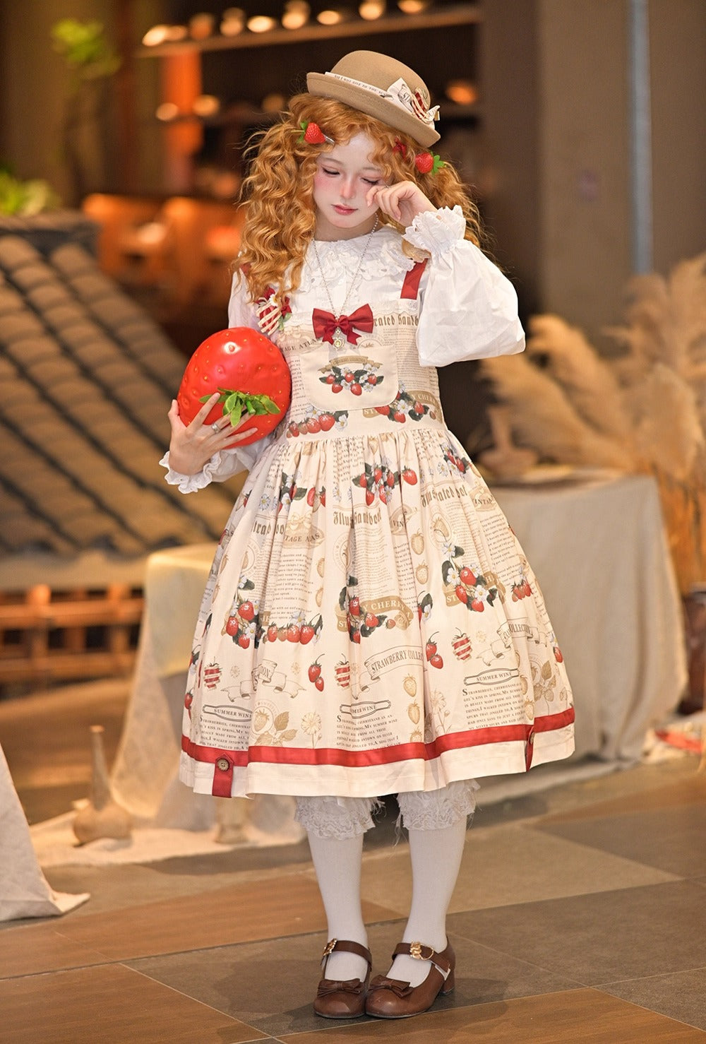 【受注予約~9/17】Grass art collection サロペット【Miss Cube】