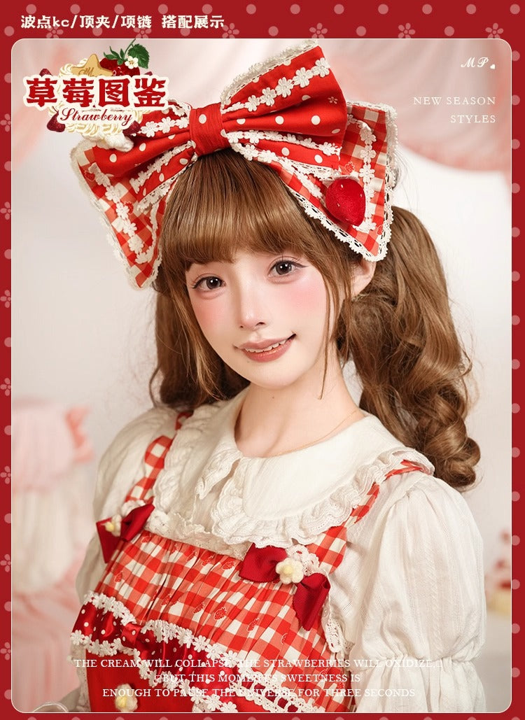 【受注予約~11/18】Strawberry Cake Illustration アクセサリー【花与珍珠匣】