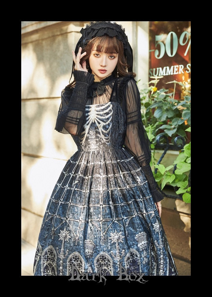 【受注予約~11/10】Ossuary ジャンパースカート【Dark Box】