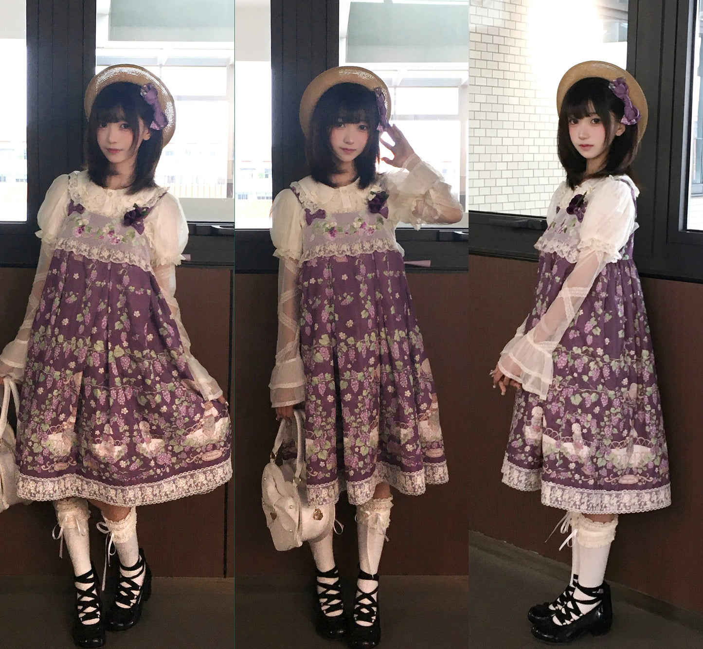 【受注予約~7/29】Vineyard Serenade ジャンパースカート【TwilightCrush】