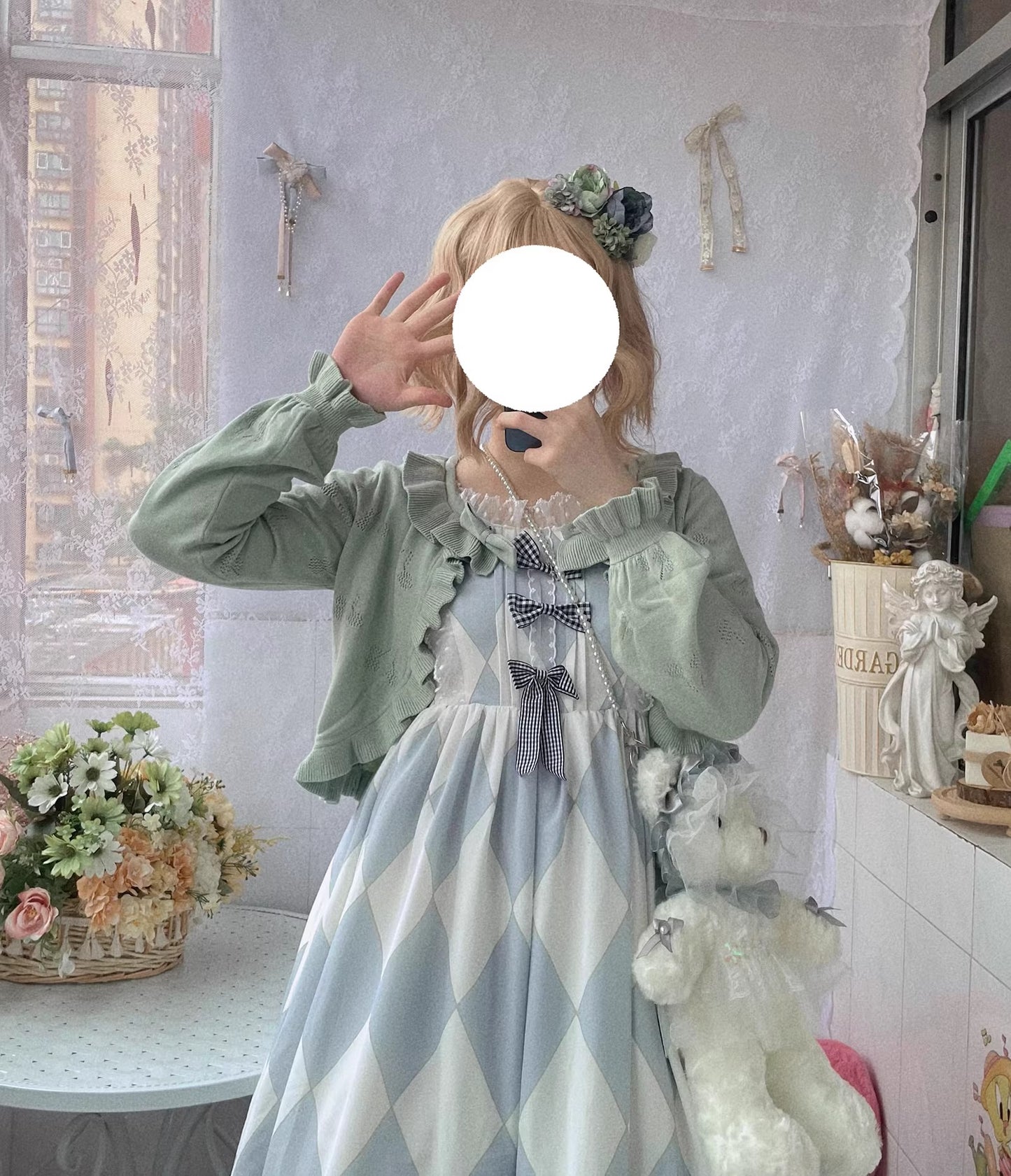 Cherry ボレロカーディガン【Little Dipper】