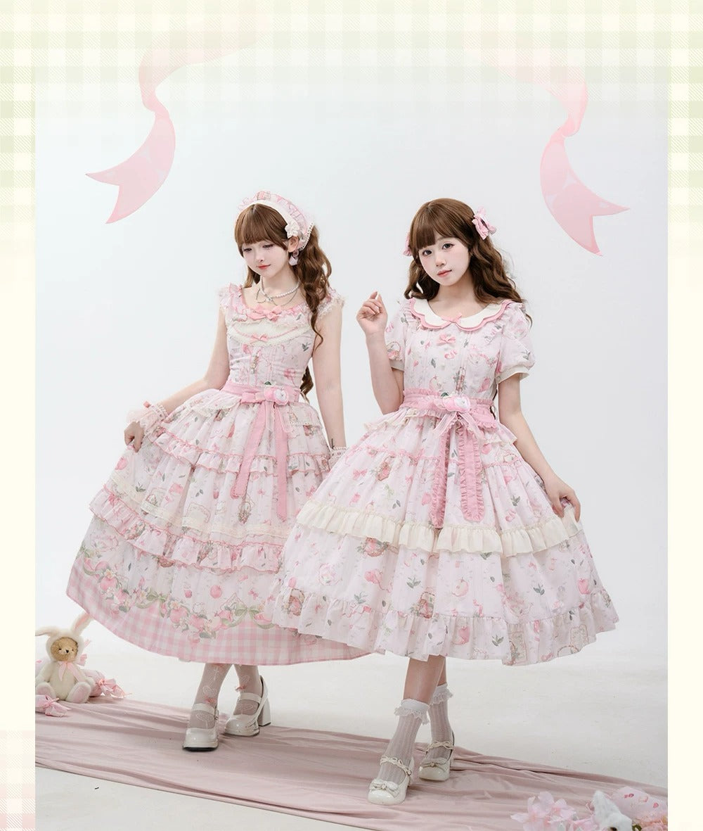 【受注予約~8/12】Apple Tea ワンピース【Urtto】