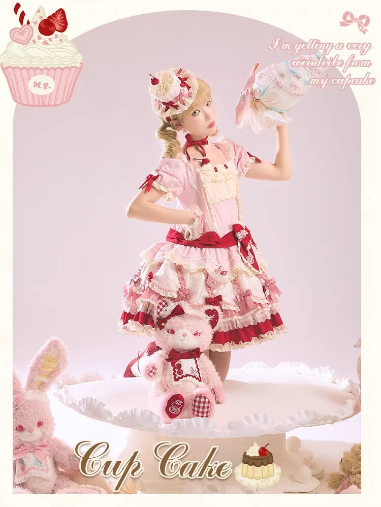 【受注予約~1/26】CupCakes ワンピース【花与珍珠匣】