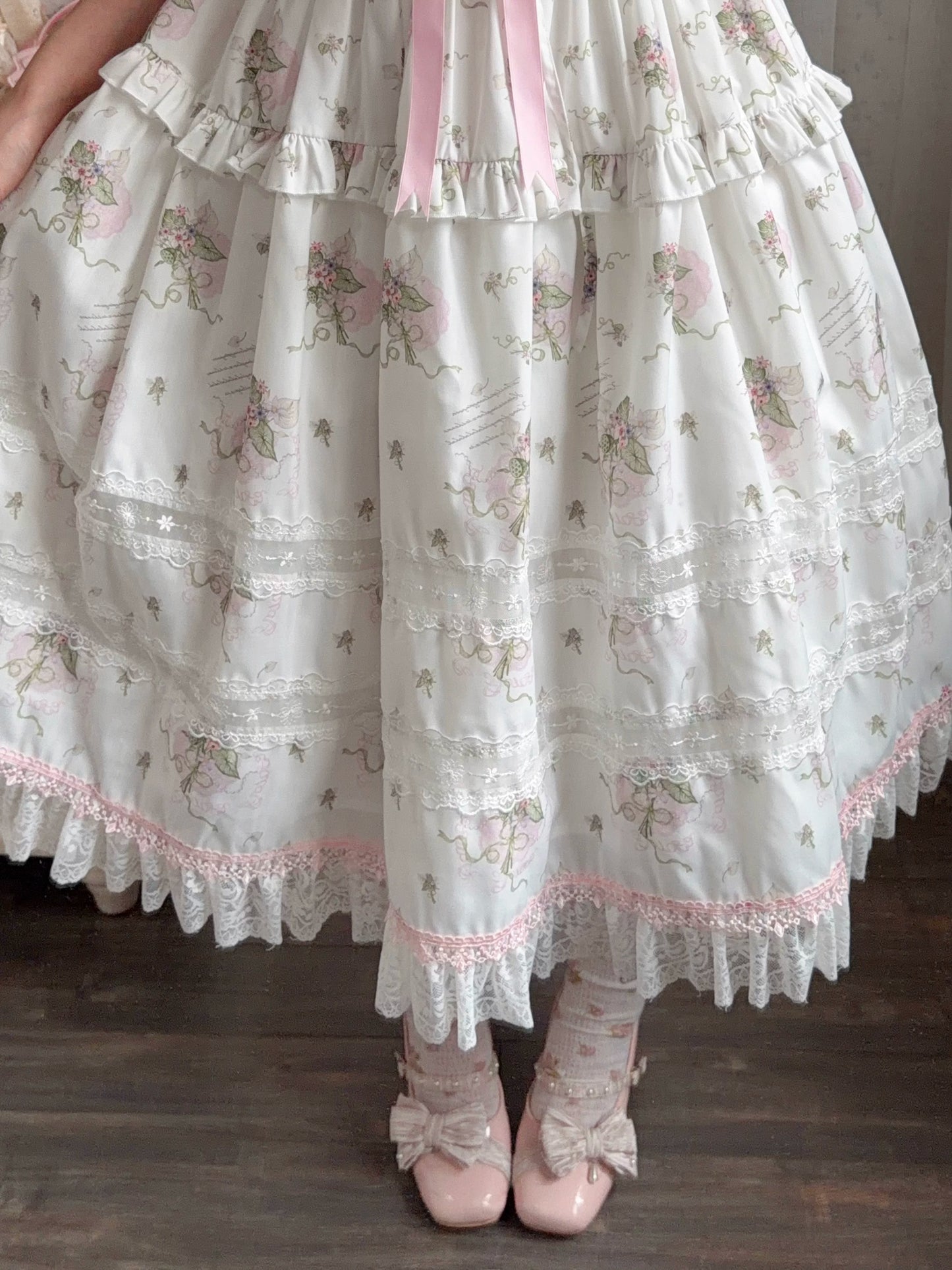 【受注予約~9/8】夏咲の花々 ワンピース【Fairy Doll】