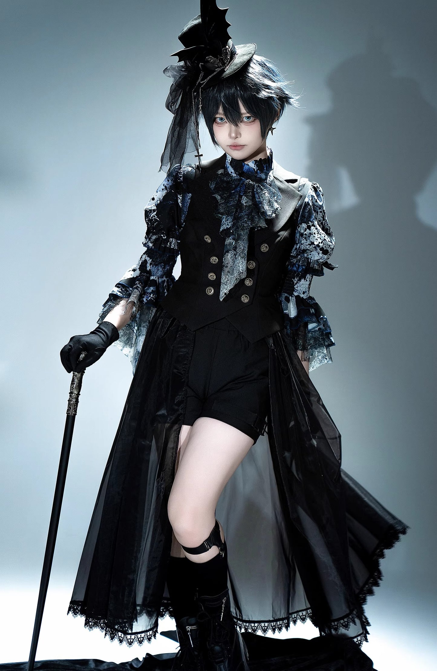 【受注予約~12/10】Horrible Wonderland ブラウス(プリントver.)【Lilith House】