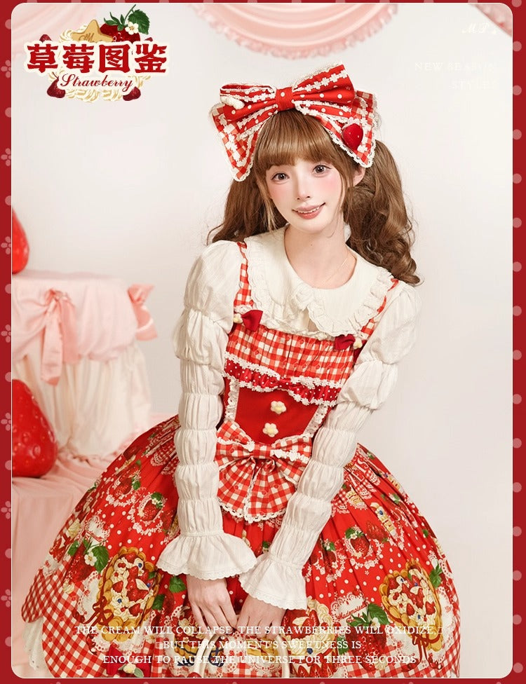 【受注予約~11/18】Strawberry Cake Illustration アクセサリー【花与珍珠匣】