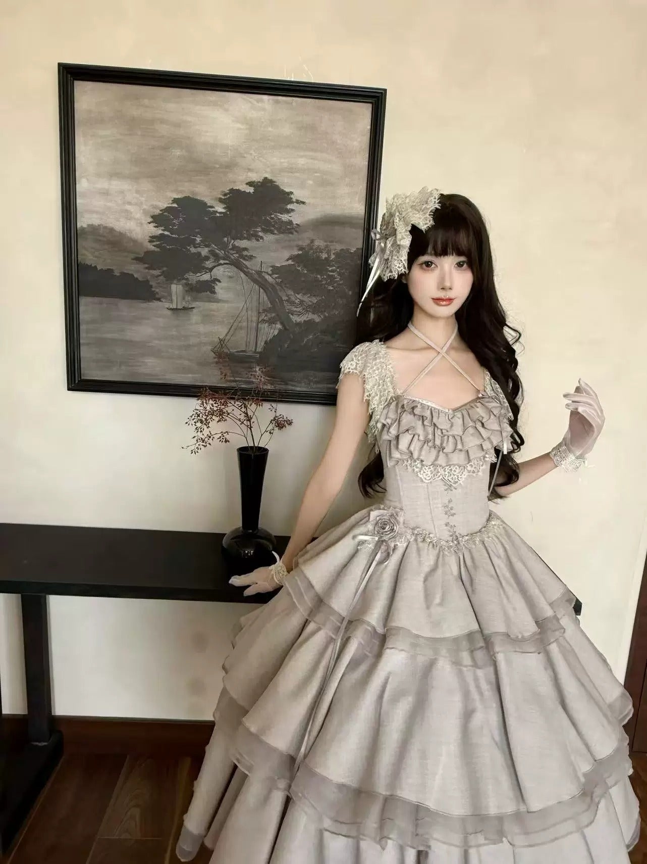 【受注予約~4/27】Lingxi ワンピース【sara bell】