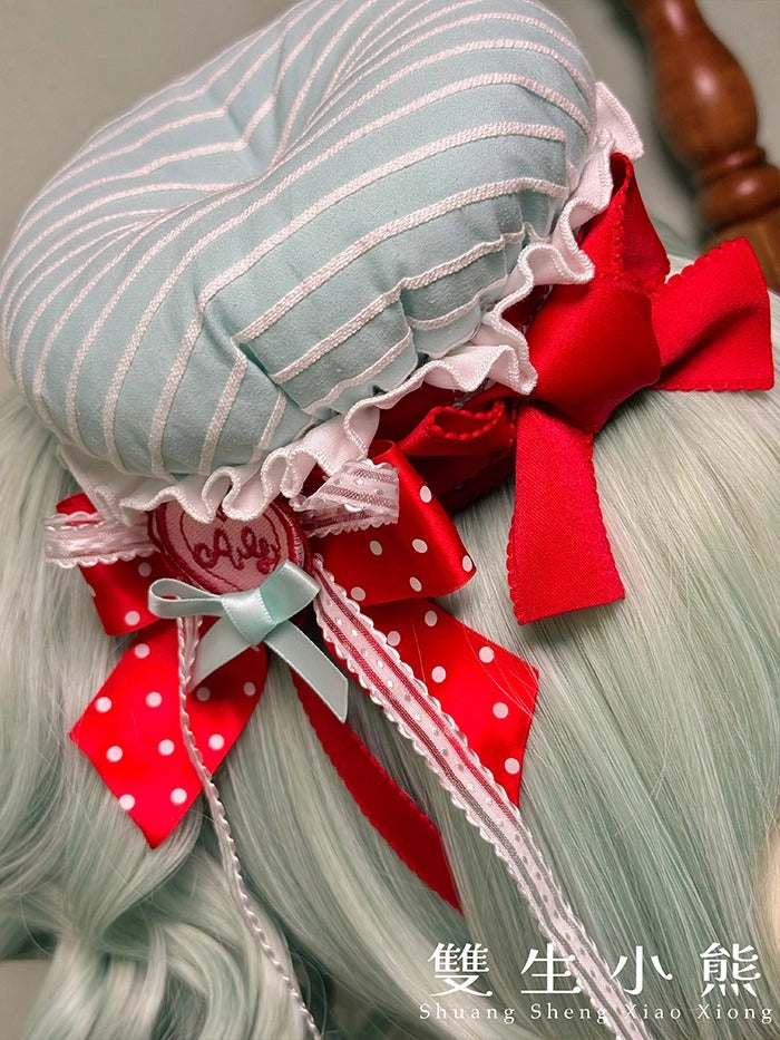 【受注予約~9/25】Eat Cake アクセサリー【双生小熊】