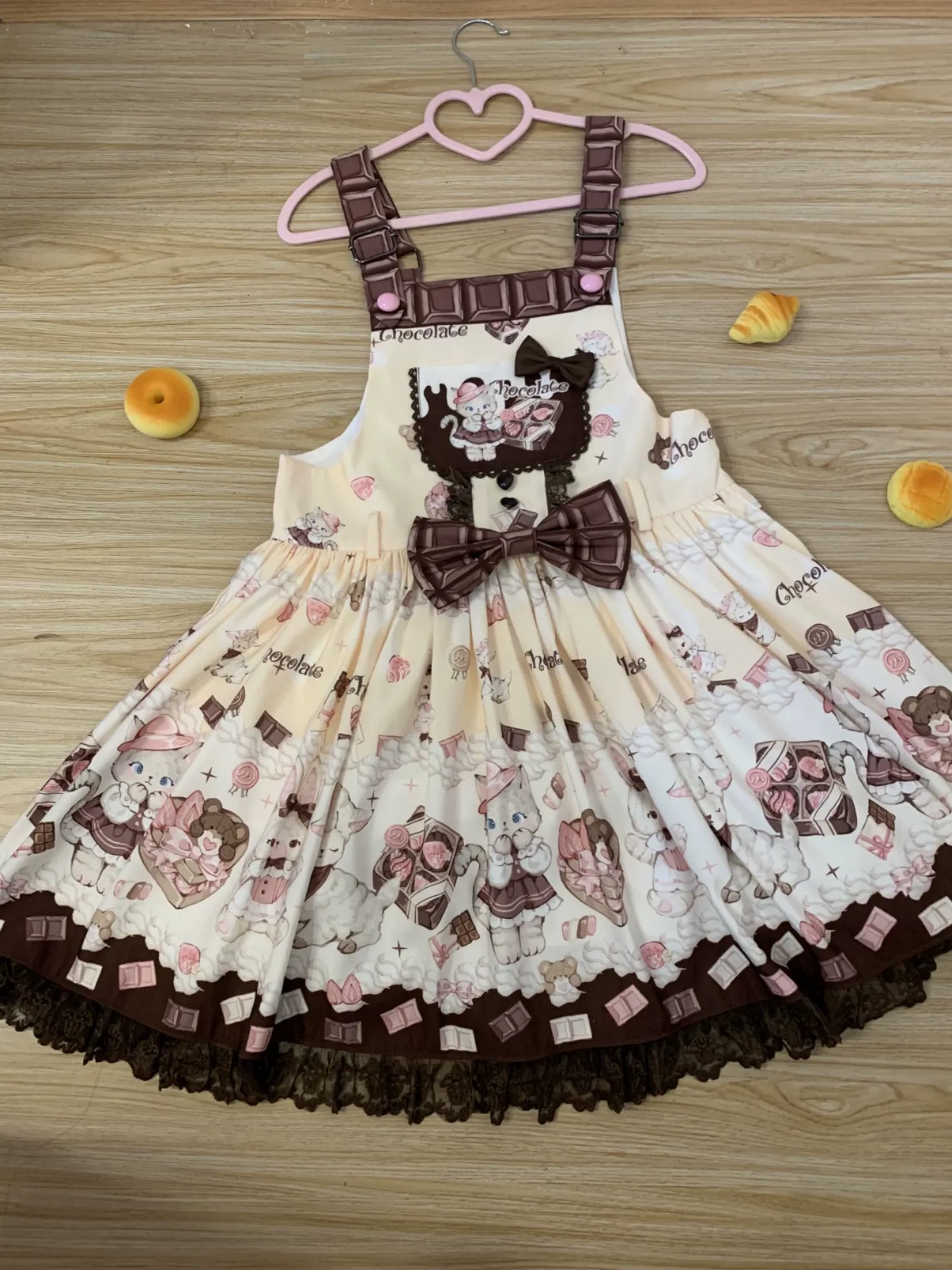 Chocolate Cat Jumperrock und Latzhose 【TwilightCrush】