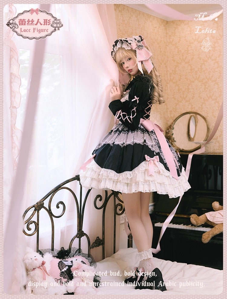 【受注予約~12/23】Race Doll ジャンパースカート(タイプ3)【花与珍珠匣】