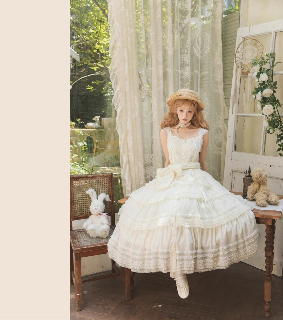 【受注予約~12/24】Lillian's Summer ジャンパースカート(タイプ1・ショート丈)【Spring Flower Language】