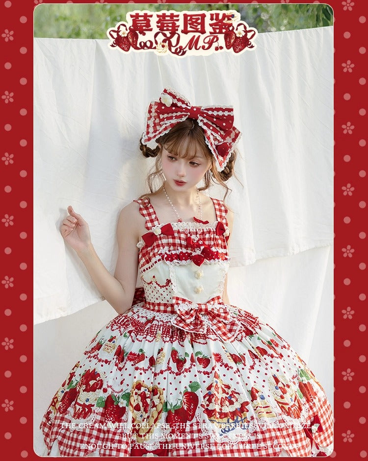 【受注予約~11/18】Strawberry Cake Illustration アクセサリー【花与珍珠匣】