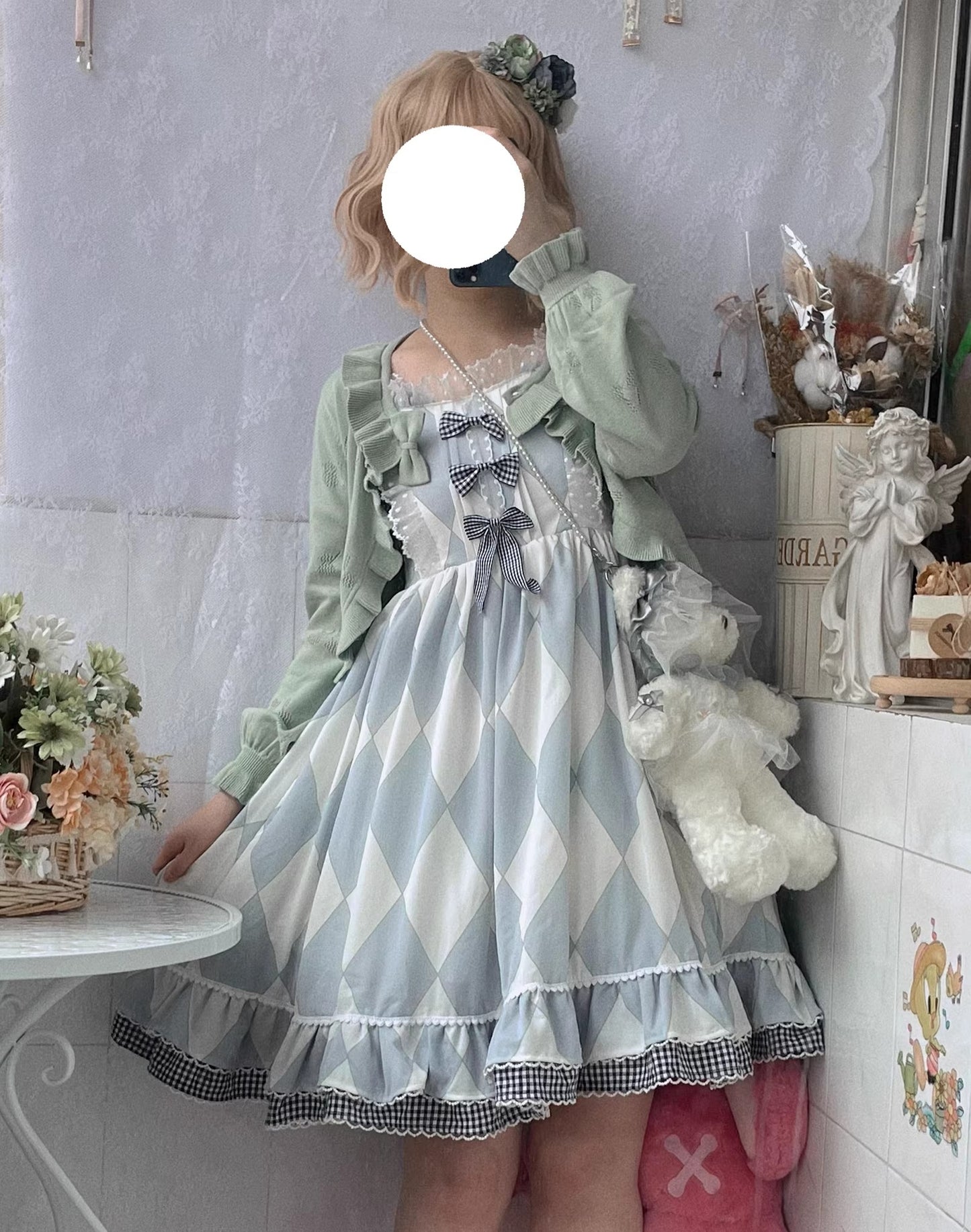 Cherry ボレロカーディガン【Little Dipper】