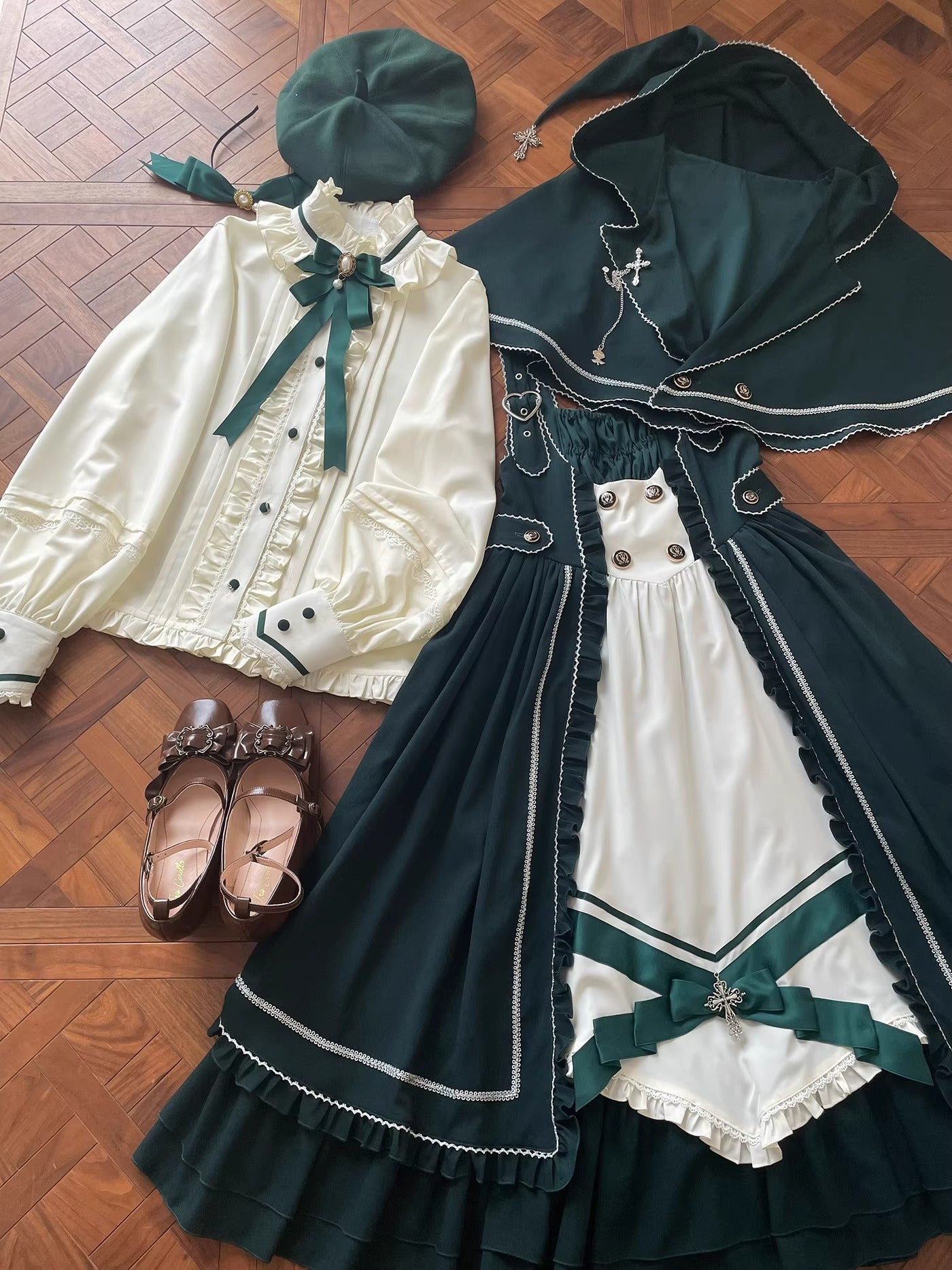 【受注予約~10/30】スミレ色の花手紙 ブラウス【MCLUSTER】