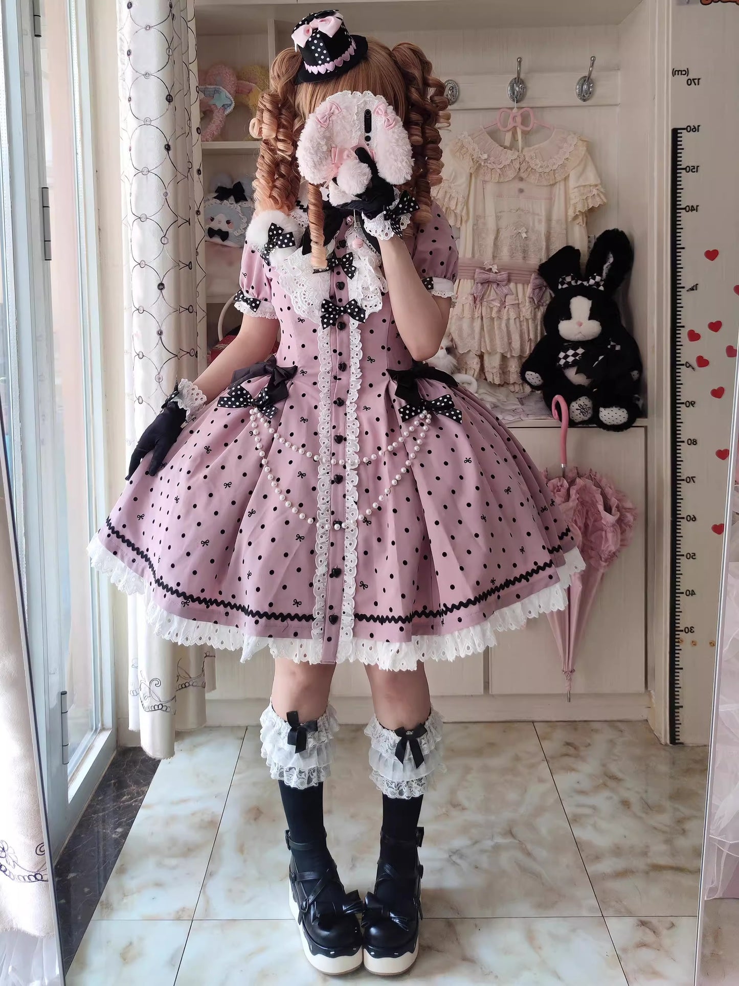 【受注予約~11/20】Ribbondoll ワンピース【Cutey Mask】