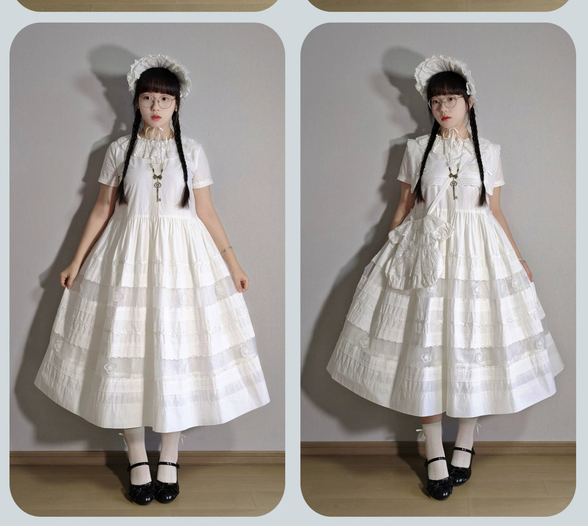 【受注予約~10/29】Aloating Daydream ワンピース・ジャンパースカート【Aurora Borealis】