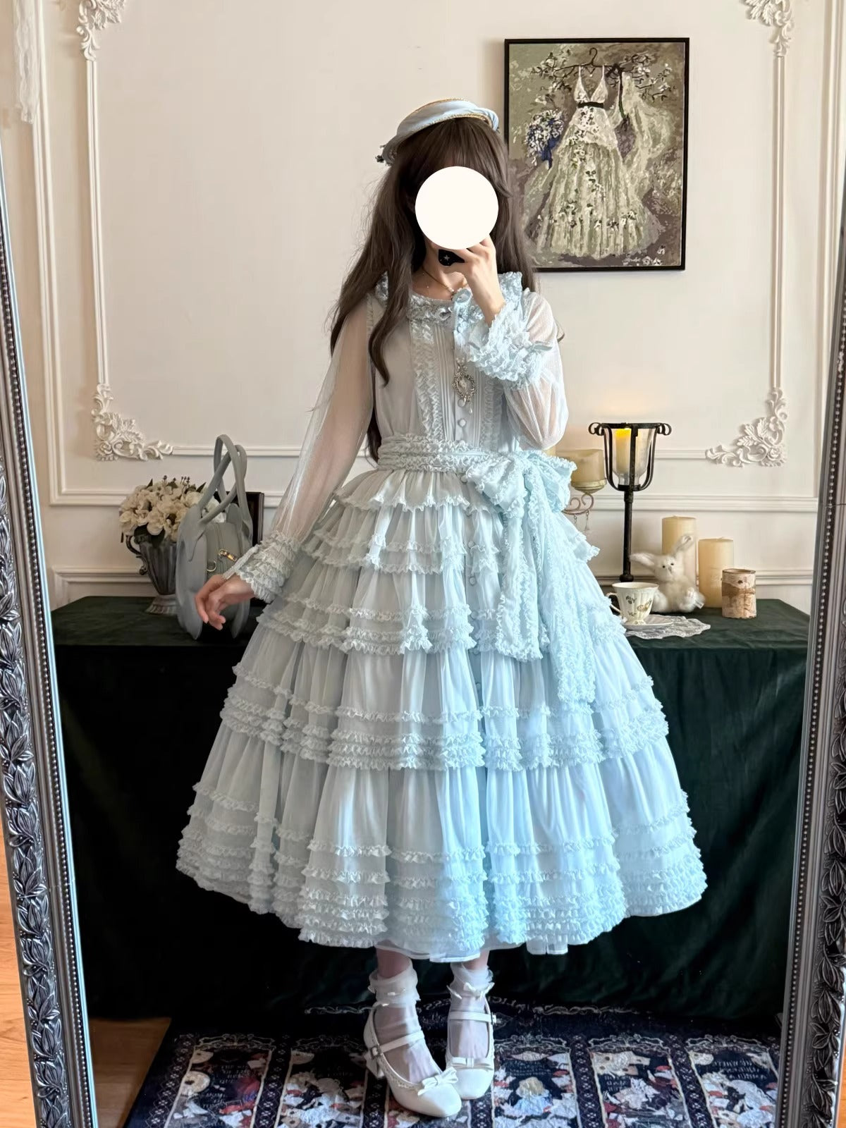 【受注予約~12/24】Lillian's Summer ジャンパースカート(タイプ2・ショート丈)【Spring Flower Language】