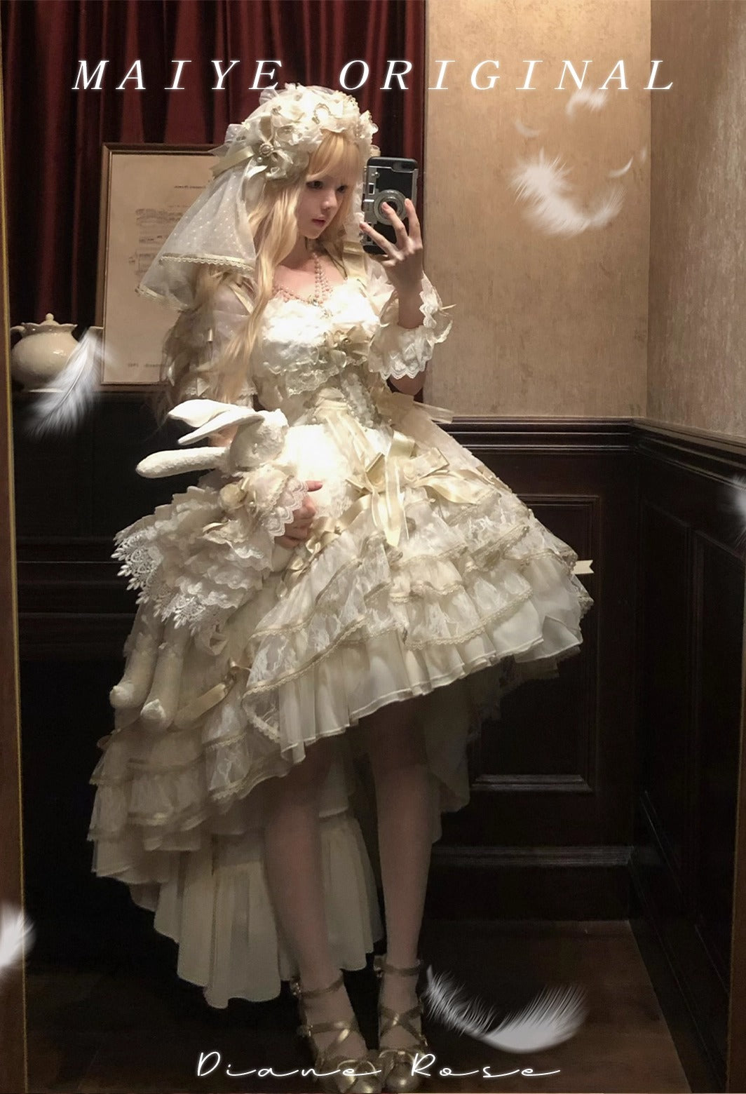 【受注予約~11/20】Diane Rose ワンピース【咩耶】