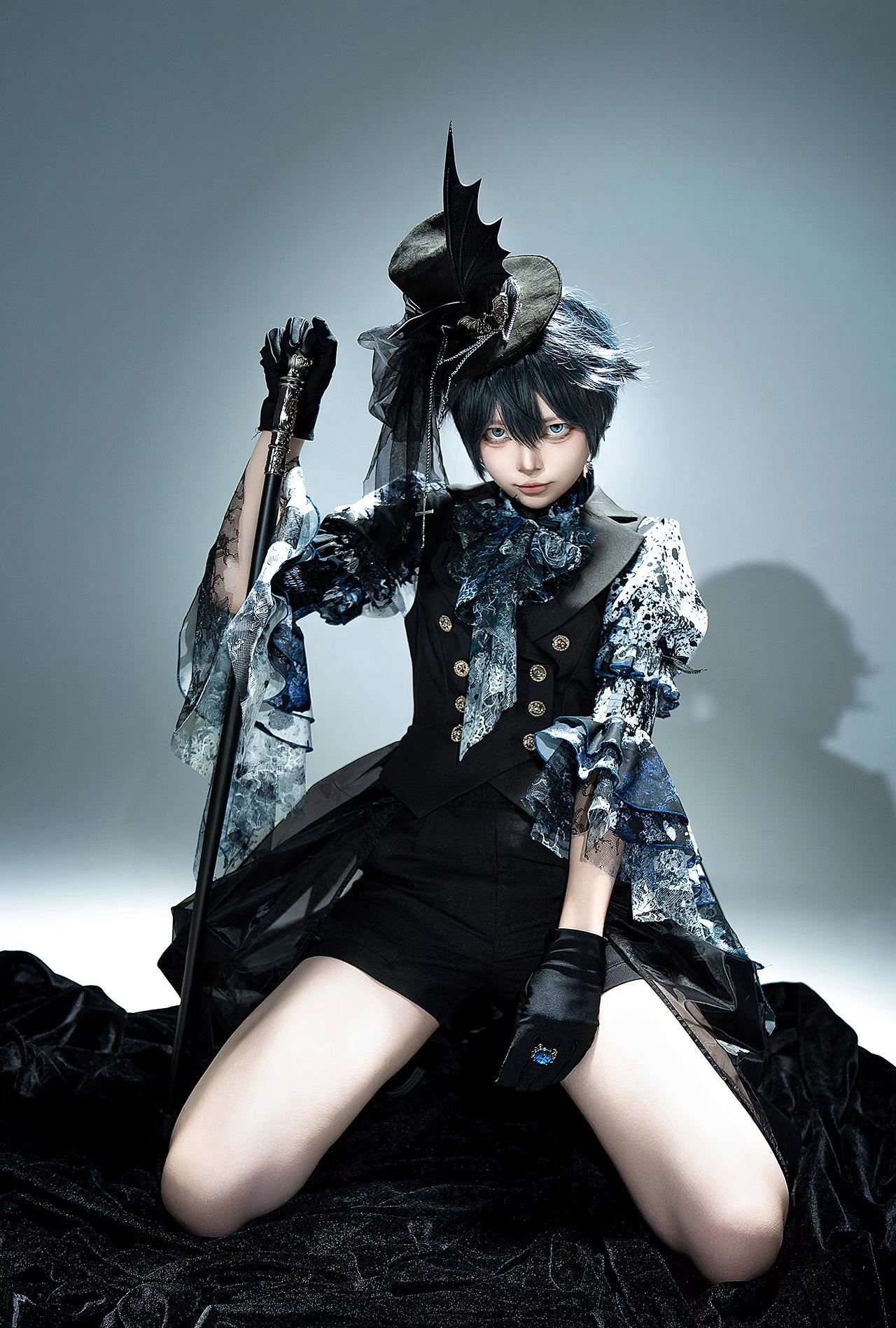 【受注予約~12/10】Horrible Wonderland ブラウス(プリントver.)【Lilith House】